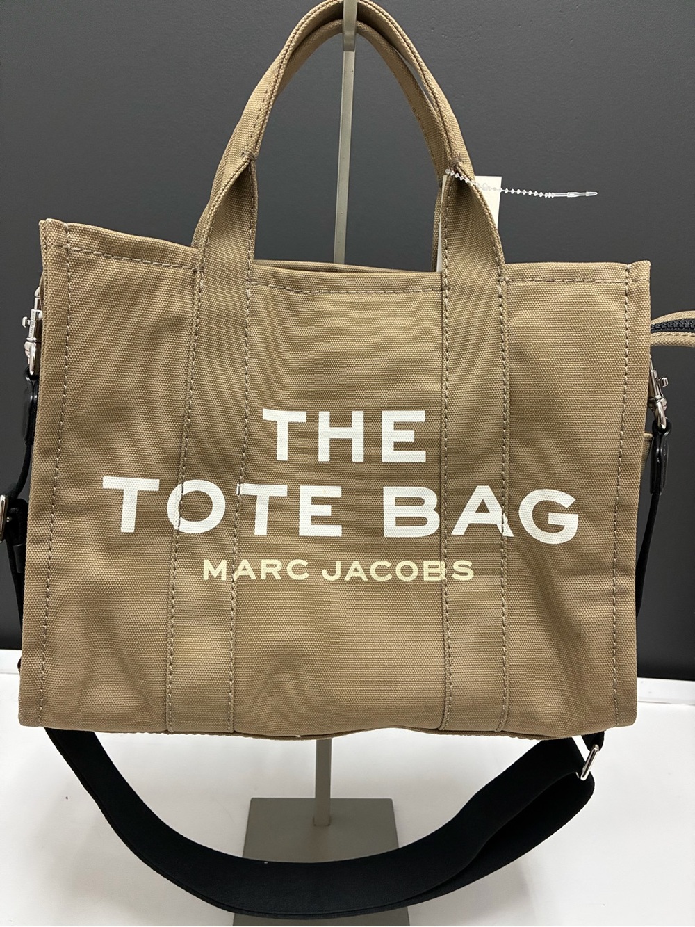 Marc Jacobs Medium Khaki Canvas Tote Bag